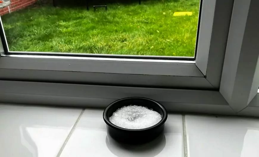 Dit is de reden waarom je nu nog een schaaltje met zout voor je raam moet zetten