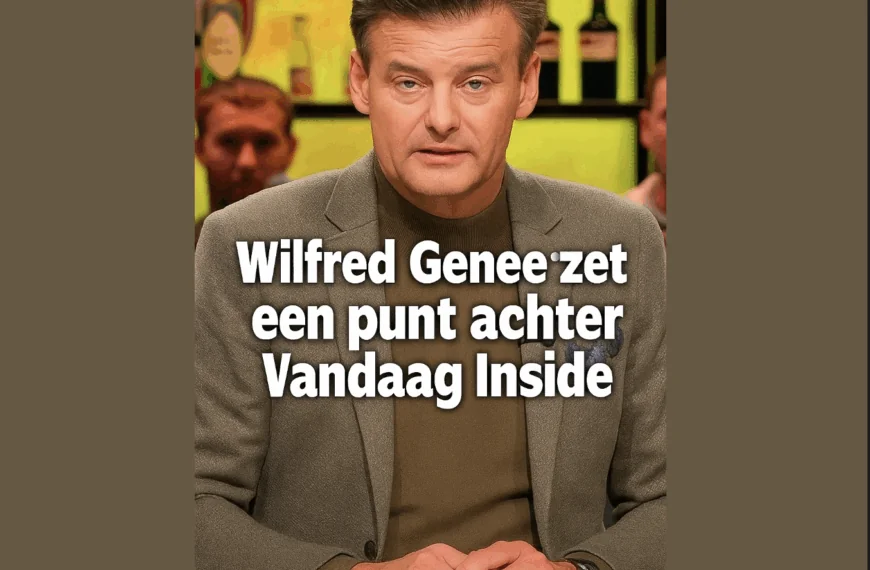 Wilfred Genee over mogelijke stop van Vandaag Inside