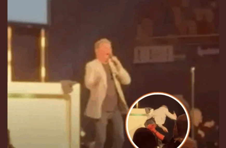 Wolter Kroes zorgt voor opschudding tijdens optreden: onverwachte val, maar staat direct weer op