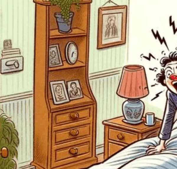 Man komt eerder thuis en stuit op hilarische misverstanden in het gezin