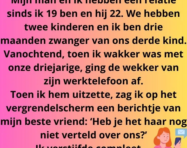 Mijn man ontving een telefoontje terwijl hij onder de douche stond!