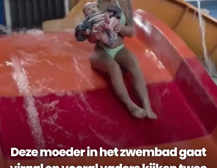 Een moeder in het zwembad wordt onverwacht viraal: waarom eenvoud online zoveel aandacht trekt