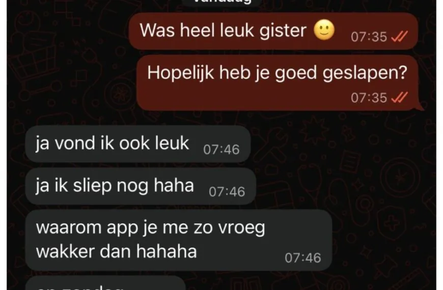 Valentijnsdate loopt anders dan verwacht na vroeg ochtendbericht